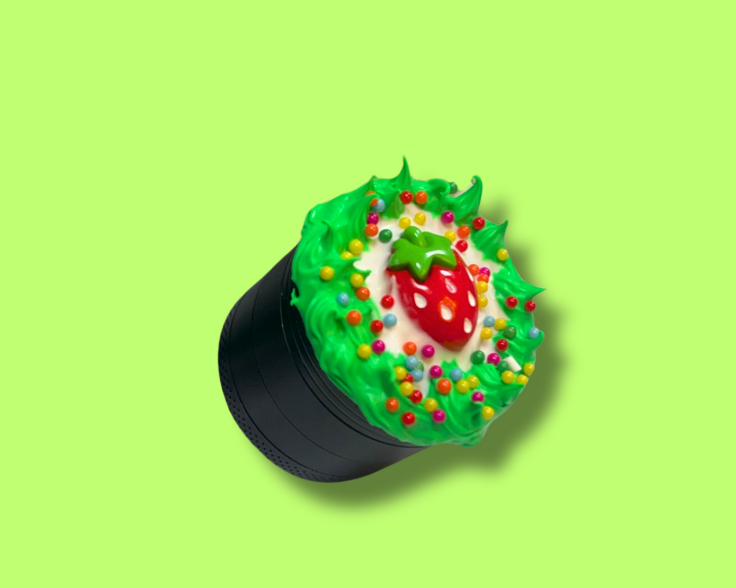 Cake Grinder - Green Strawb Edition